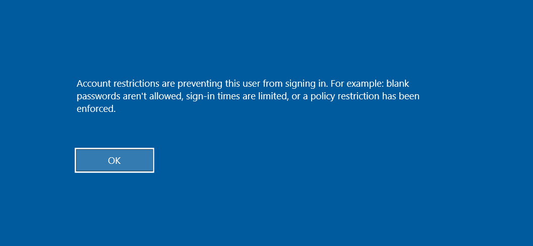 Error when Restricted Admin mode is disabled